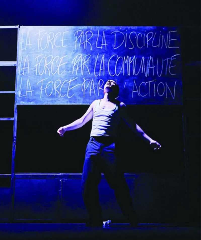 Affiche  spectacle : La Vague
