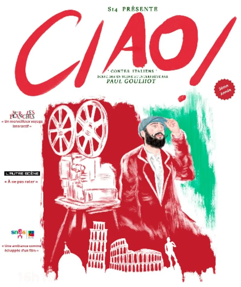 Affiche  spectacle : Ciao ! Contes Italiens