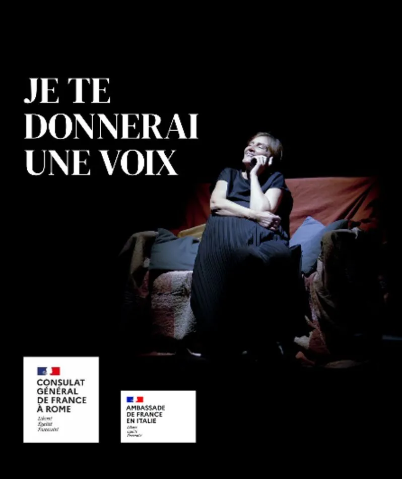 Affiche  spectacle : Je te donnerai une voix