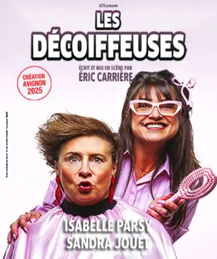 Affiche  spectacle : Les décoiffeuses