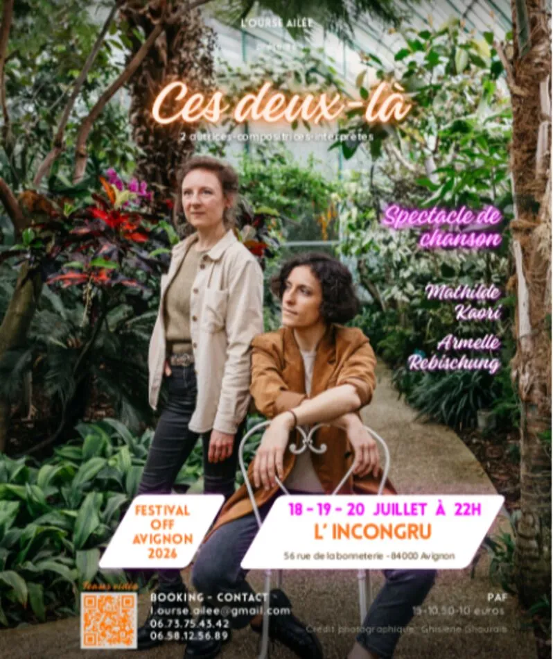 Affiche  spectacle : Ces Deux-là