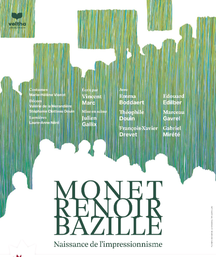 Affiche du spectacle Monet, Renoir & Bazille