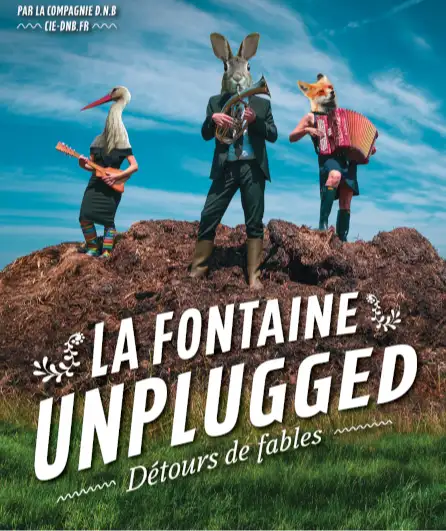 Affiche  spectacle : La Fontaine Unplugged
