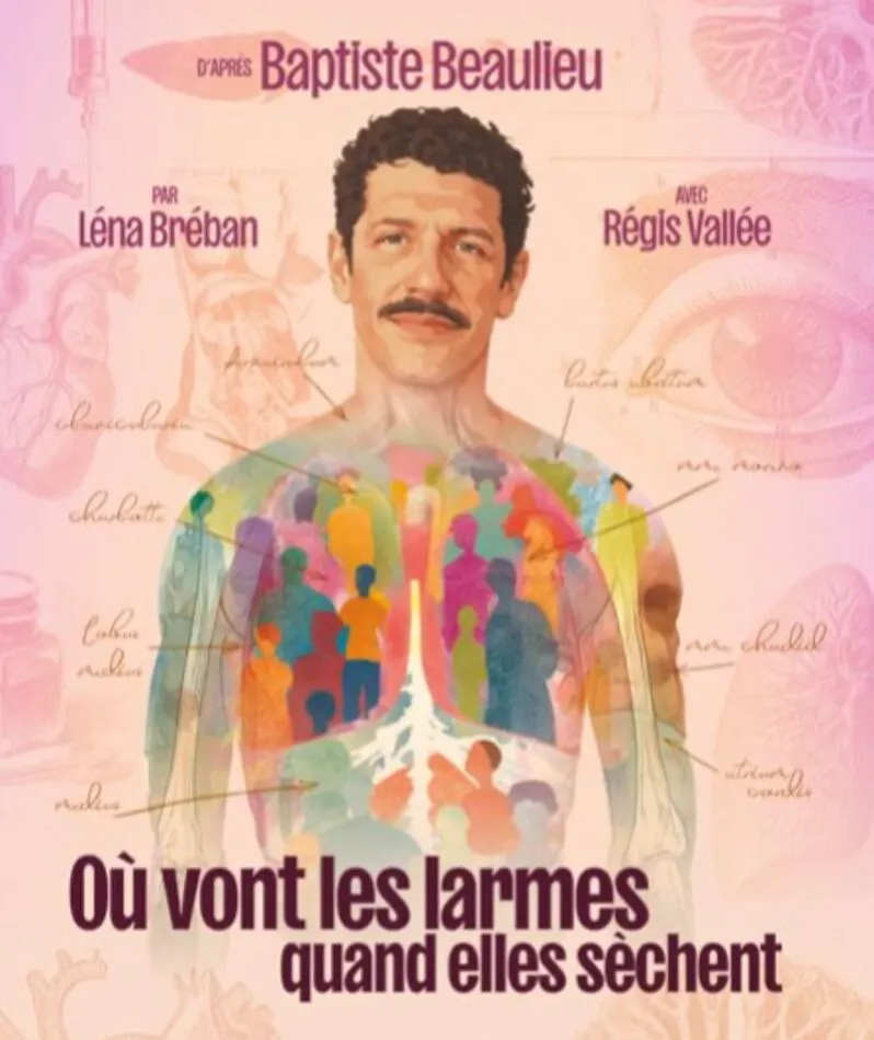 Affiche  spectacle : Où vont les larmes quand elles sèchent