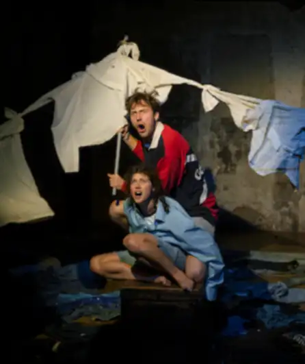 Affiche  spectacle : Des éléphants sur la mer