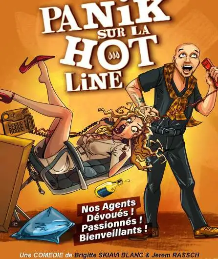 Affiche  spectacle : Panik sur la Hotline