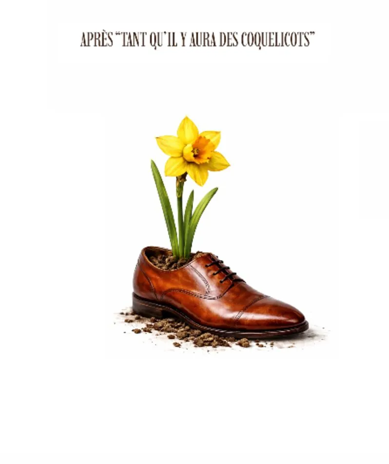Affiche  spectacle : Le libraire aux pieds nus
