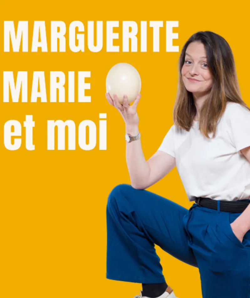 Affiche  spectacle : Marguerite Marie et Moi