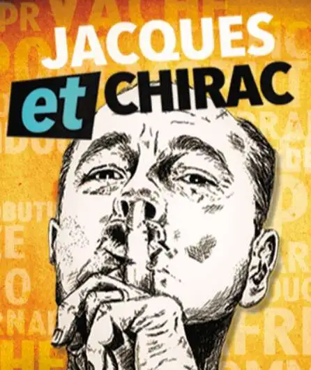 Affiche  spectacle : Jacques et Chirac