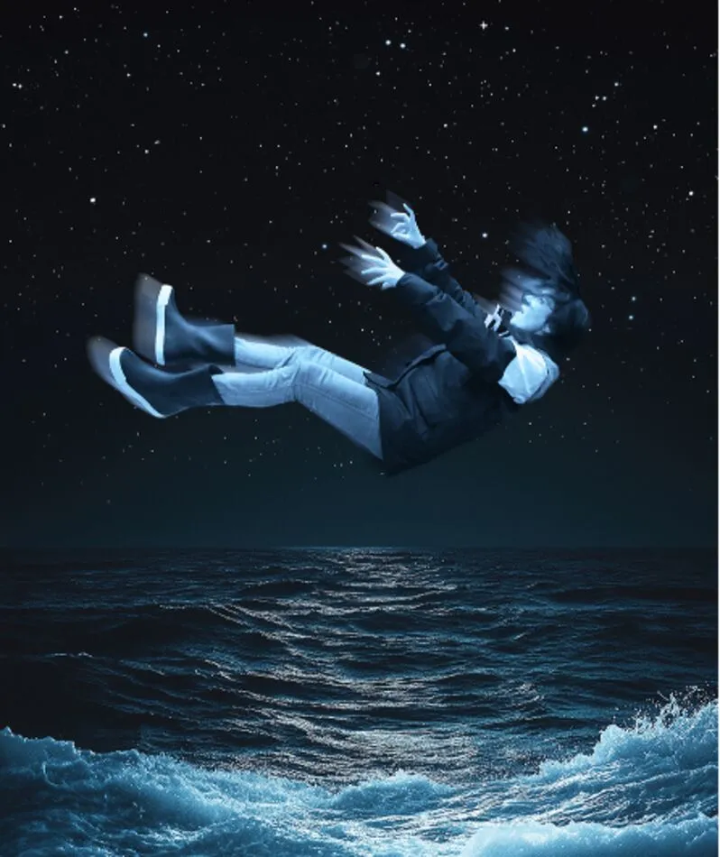 Affiche  spectacle : Une femme à la mer