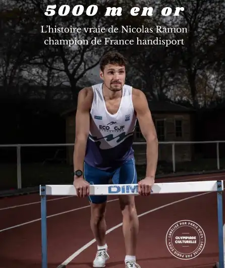 Affiche  spectacle : 5000 m en or