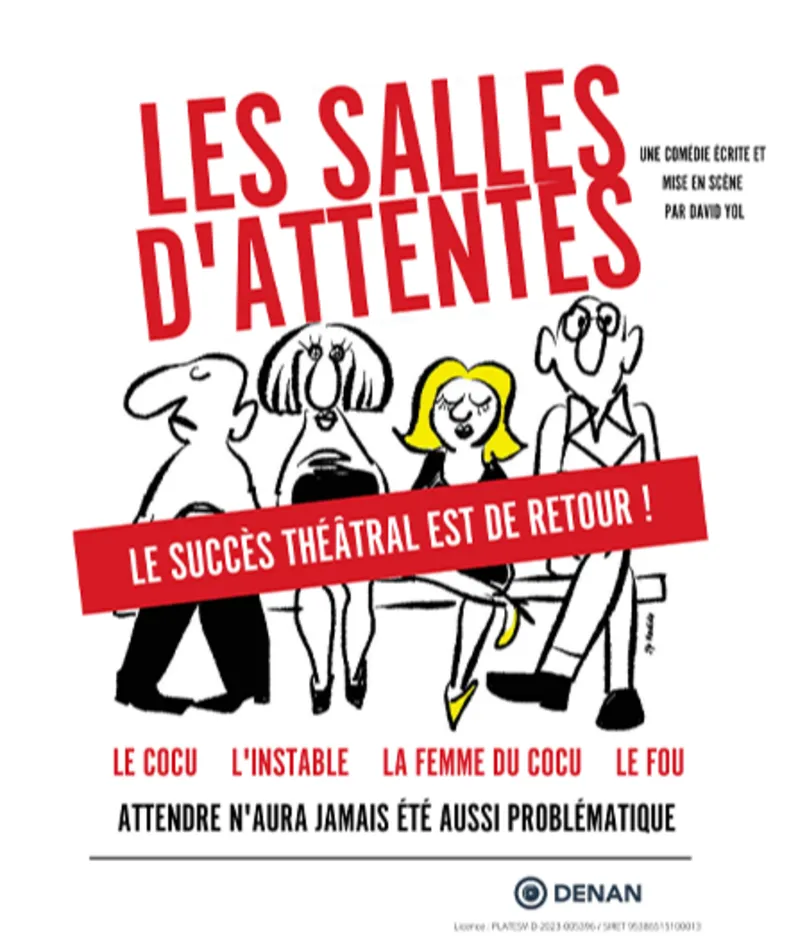 Affiche  spectacle : Les salles d'attentes