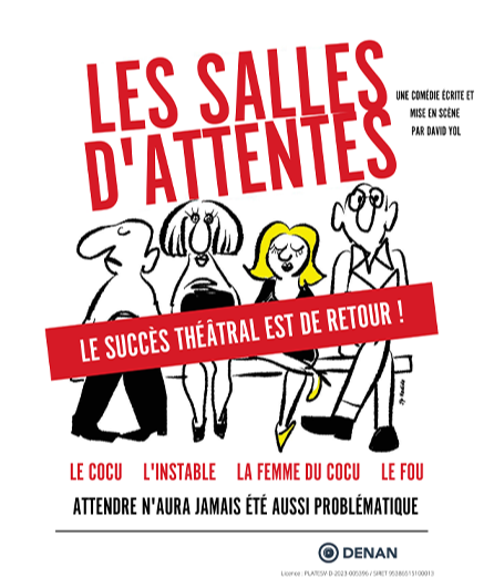 Affiche du spectacle Les salles d'attentes