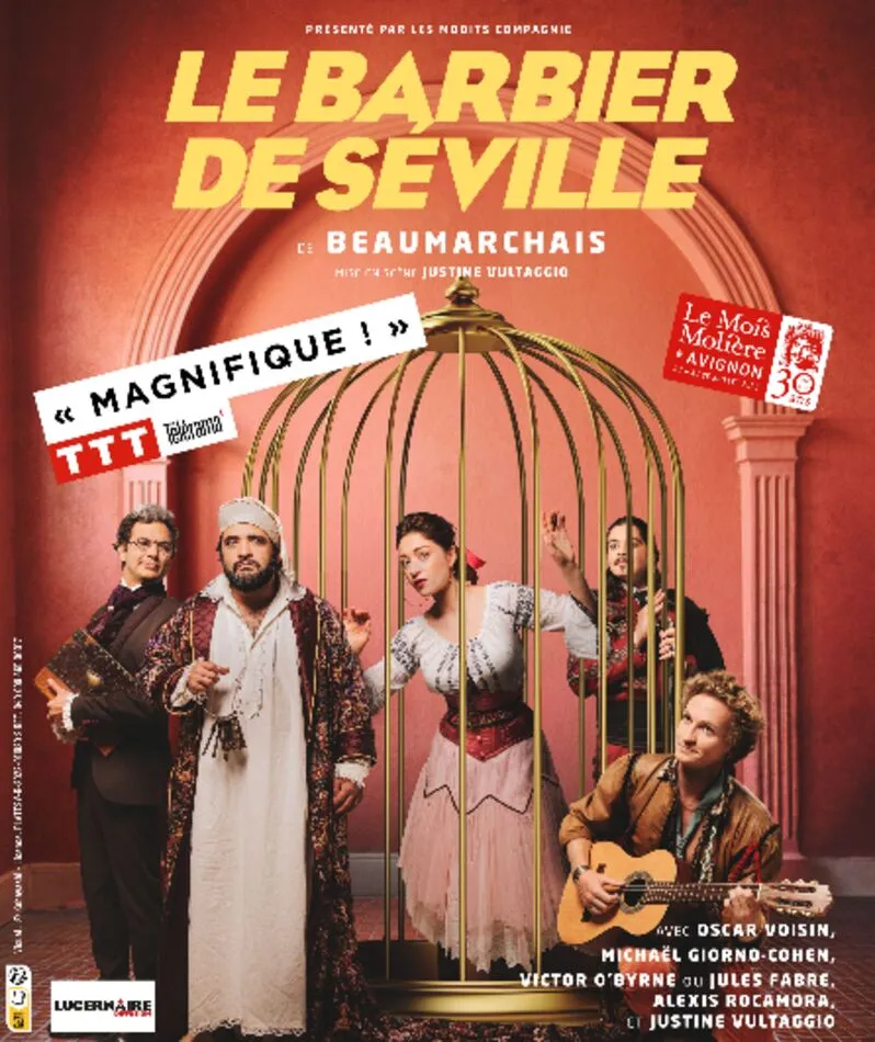 Affiche  spectacle : Le Barbier de Séville