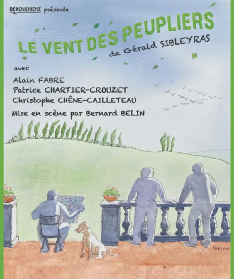 Affiche  spectacle : Le vent des peupliers
