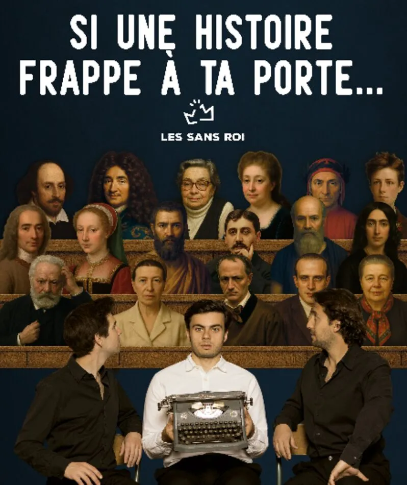 Affiche  spectacle : Si une histoire frappe à ta porte...