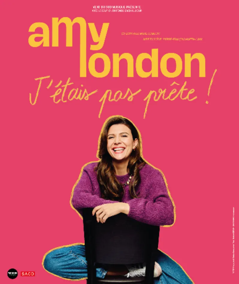 Affiche  spectacle : J'étais pas prête !