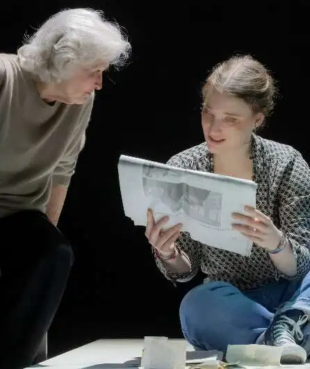 Affiche  spectacle : La découvreuse oubliée