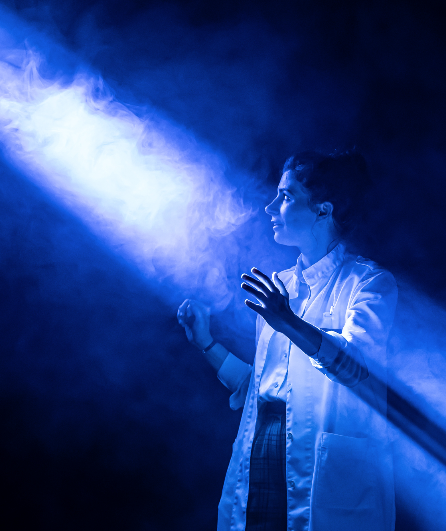 Affiche du spectacle L'affaire Rosalind Franklin