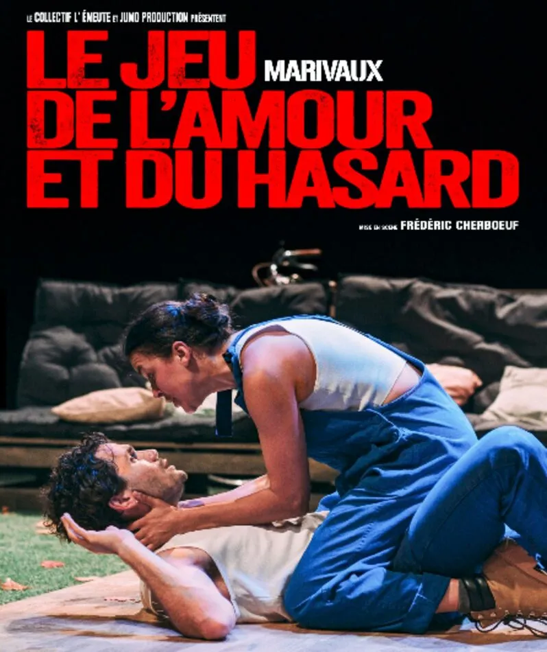 Affiche  spectacle : Le Jeu de l'amour et du hasard