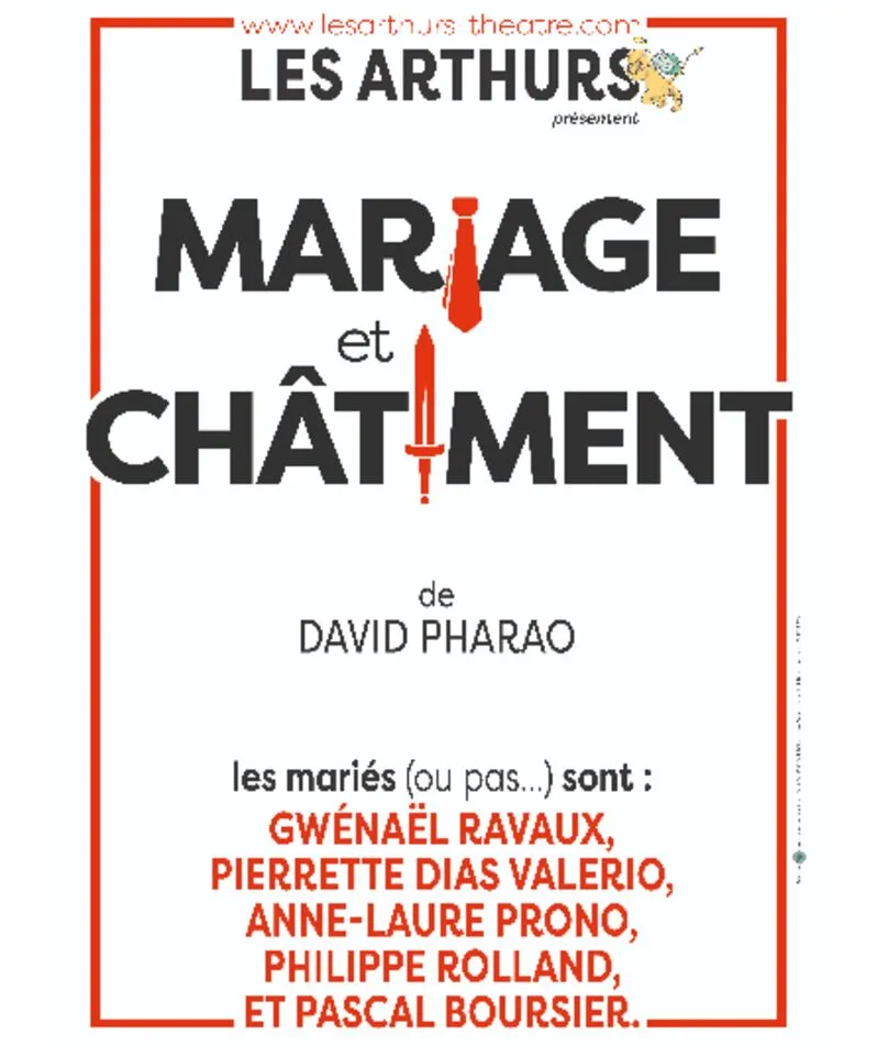 Affiche  spectacle : Mariage et Châtiment