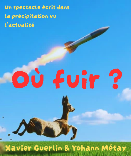 Affiche du spectacle Où fuir ?