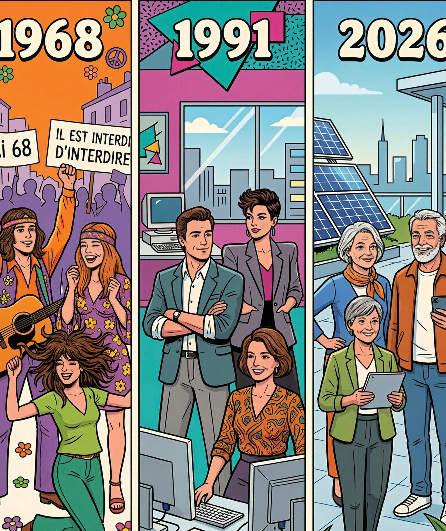 Affiche du spectacle Vie et amour(s) d'un boomer