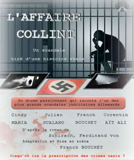 Affiche  spectacle : L'affaire Collini