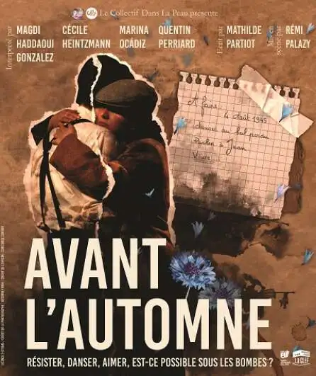 Affiche  spectacle : Avant l'Automne