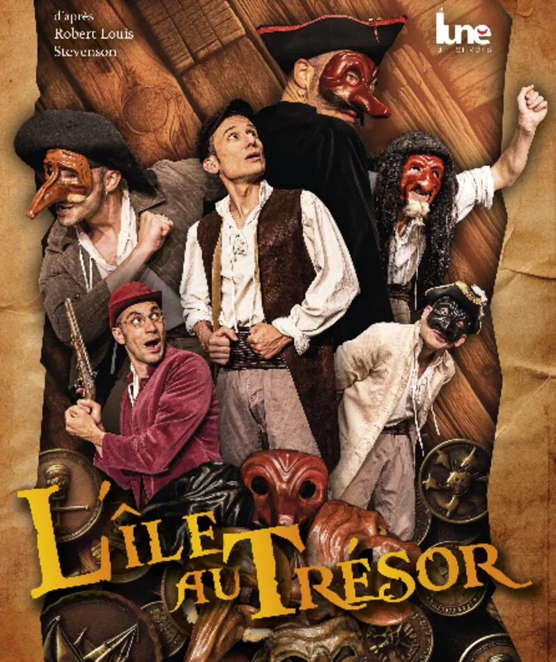 Affiche  spectacle : L'île au trésor