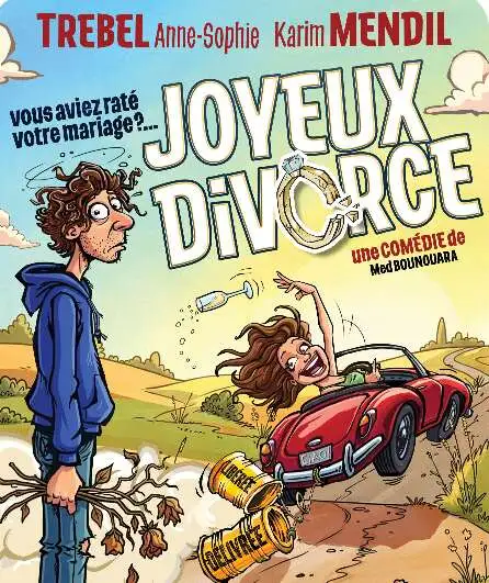 Affiche  spectacle : Joyeux Divorce
