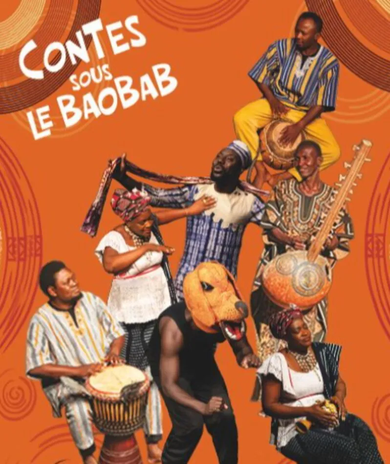 Affiche  spectacle : Contes sous le baobab