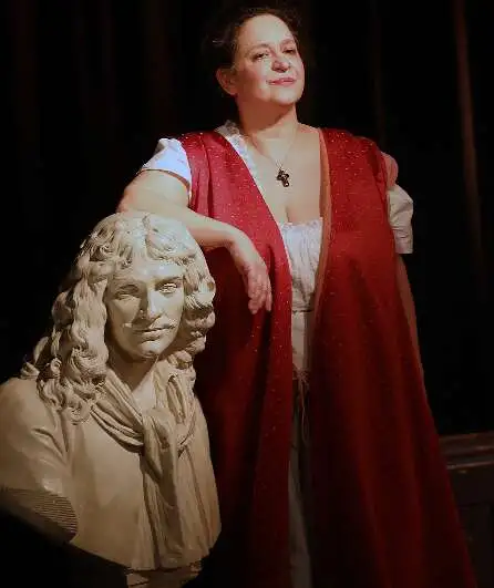 Affiche  spectacle : madeleine béjart une femme libre