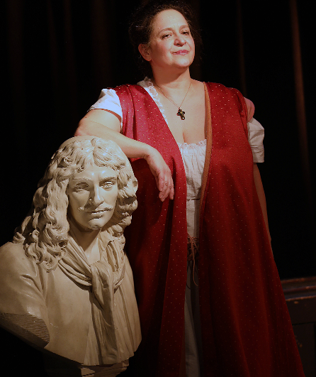 Affiche du spectacle madeleine béjart une femme libre