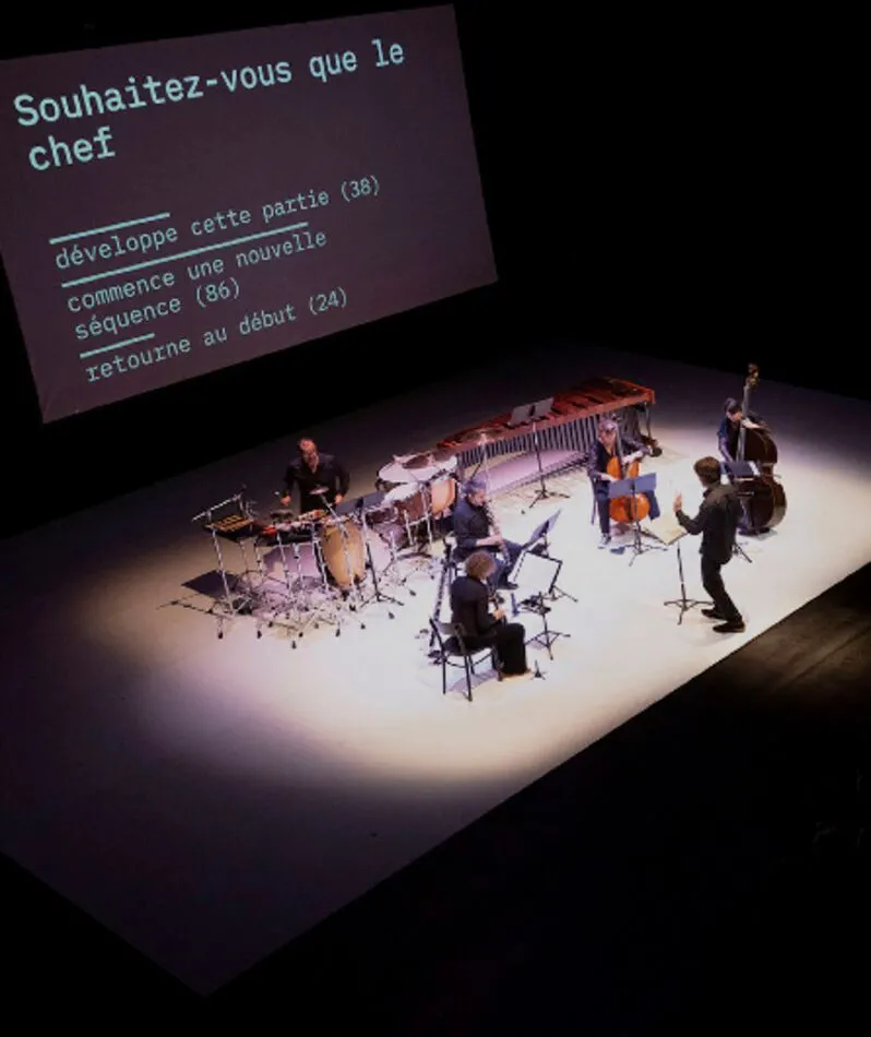 Affiche  spectacle : Musical conversation with a bot
