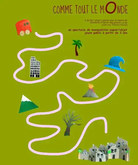 Affiche  spectacle : Comme tout le monde