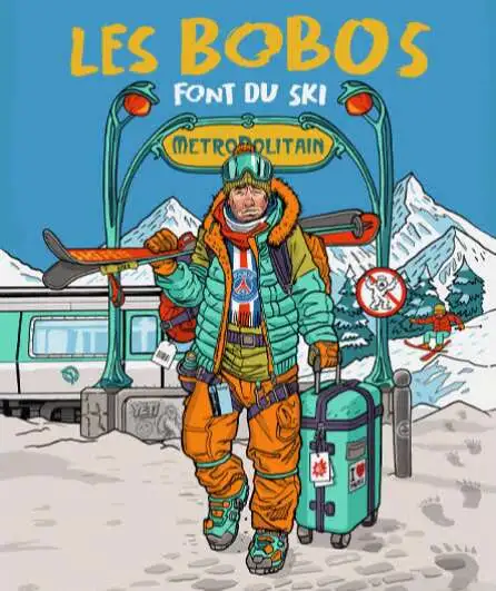 Affiche  spectacle : Les Bobos font du Ski