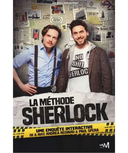 Affiche  spectacle : La Méthode Sherlock
