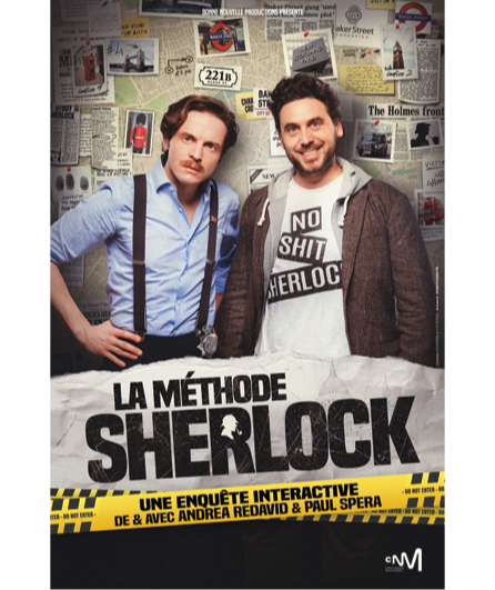Affiche du spectacle La Méthode Sherlock