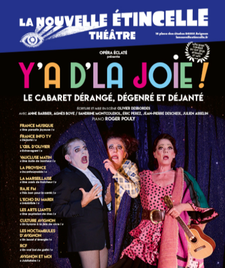 Affiche du spectacle Y'a de la Joie, cabaret déjanté