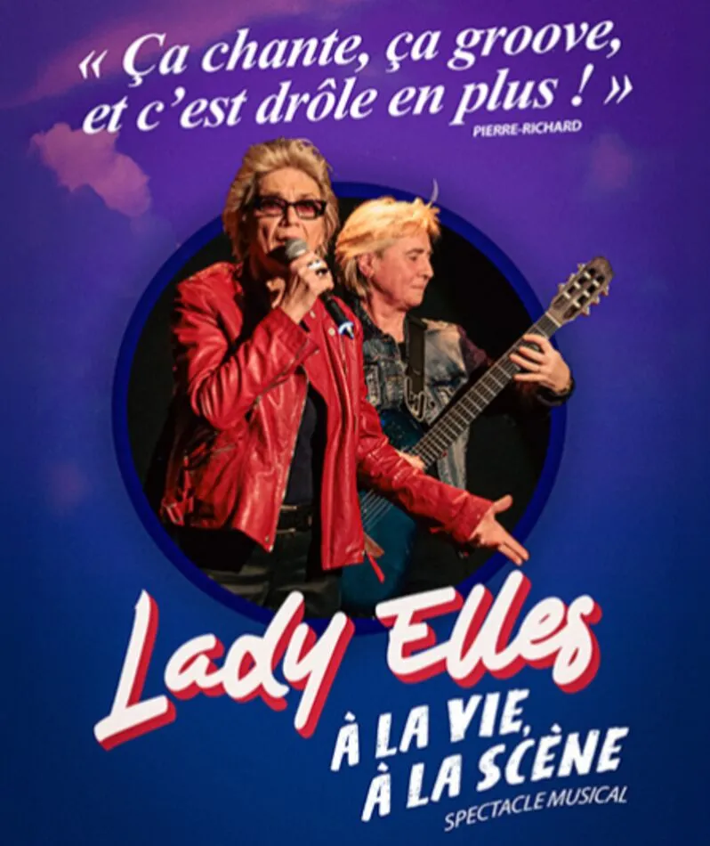 Affiche  spectacle : A la vie, à la scène