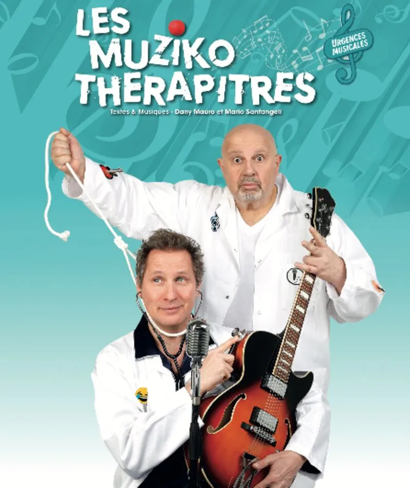 Affiche  spectacle : Les Muziko Thérapitres / Urgences Musicales