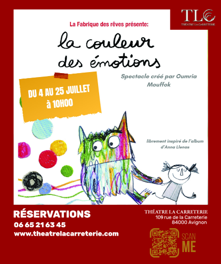 Affiche du spectacle La Couleur des Emotions