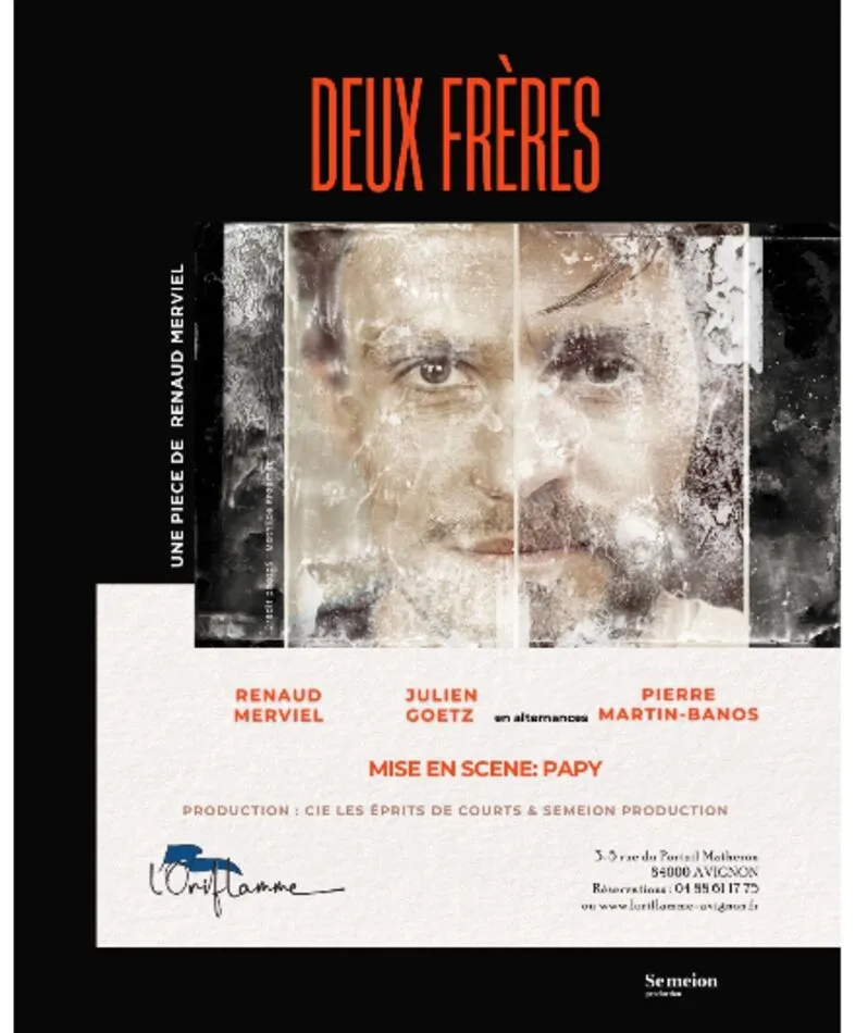 Affiche  spectacle : Deux frères