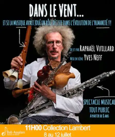 Affiche  spectacle : Dans le vent
