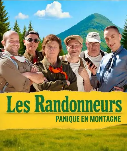 Affiche  spectacle : Les Randonneurs - Panique en montagne