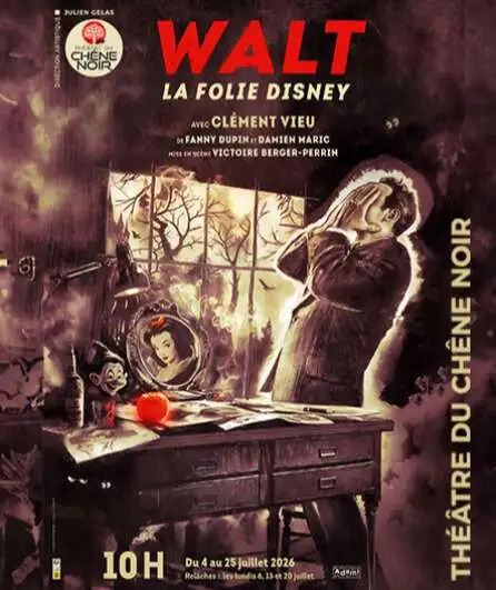 Affiche  spectacle : Walt, la folie Disney