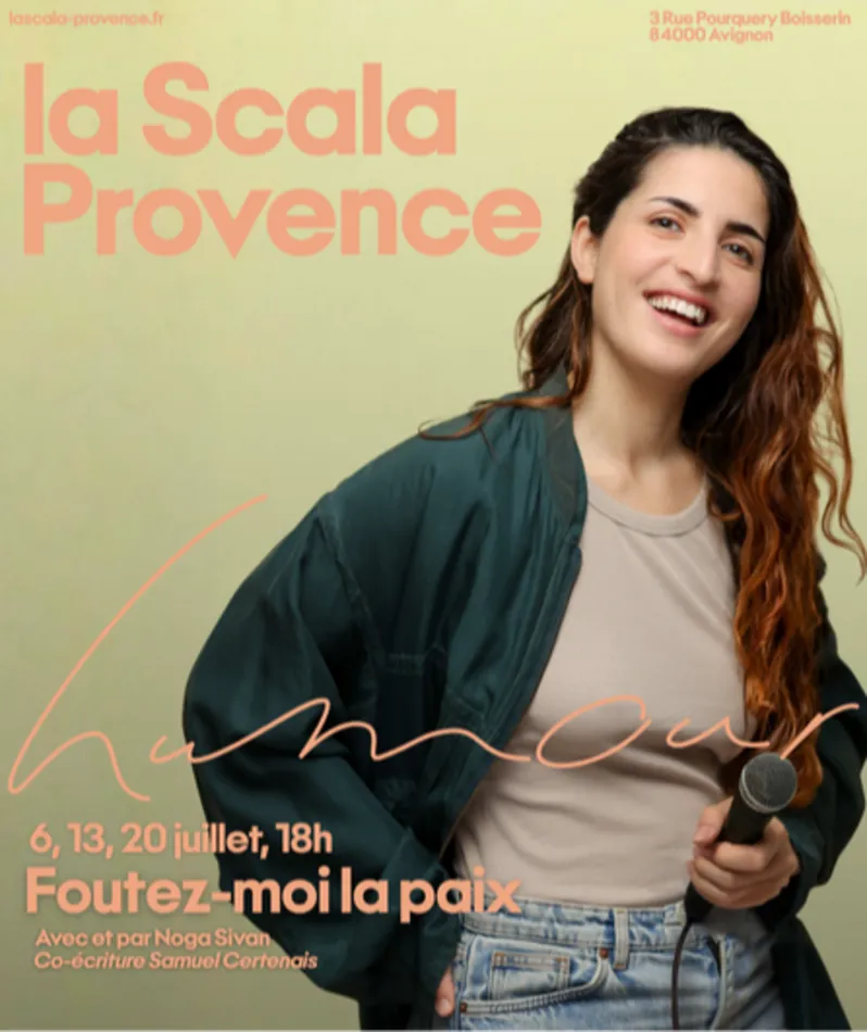 Affiche  spectacle : Foutez-moi la Paix