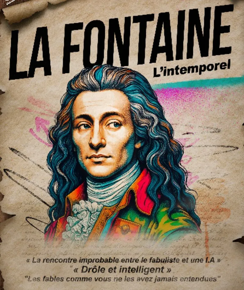Affiche  spectacle : La Fontaine L'Intemporel