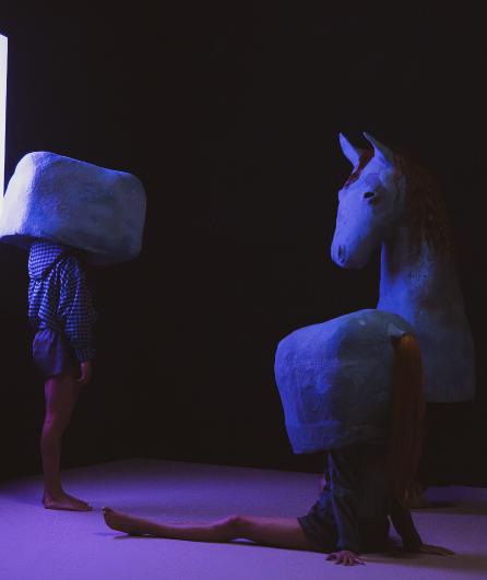 Affiche du spectacle Le Cheval qui peint